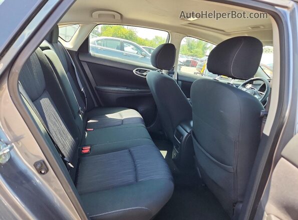 3N1AB7AP2KY448853 2019 NISSAN SENTRA Gray Widok tylnych siedzeń