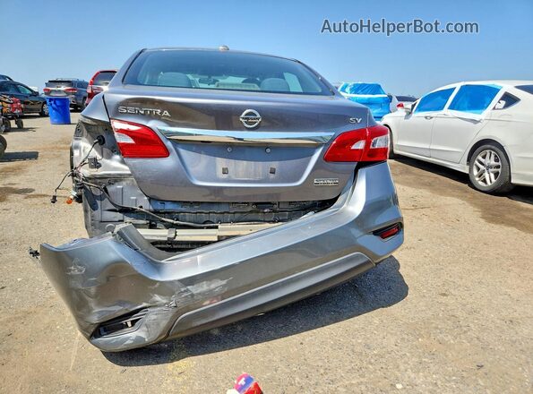 3N1AB7AP2KY448853 2019 NISSAN SENTRA Gray Widok z tyłu