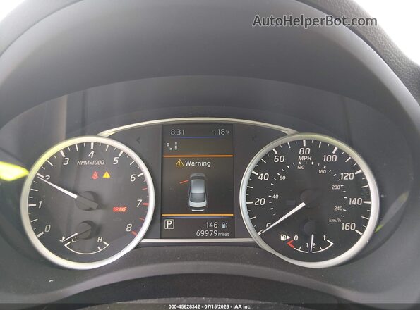 3N1AB7AP2KY455463 2019 NISSAN SENTRA Gray Widok tylnych siedzeń