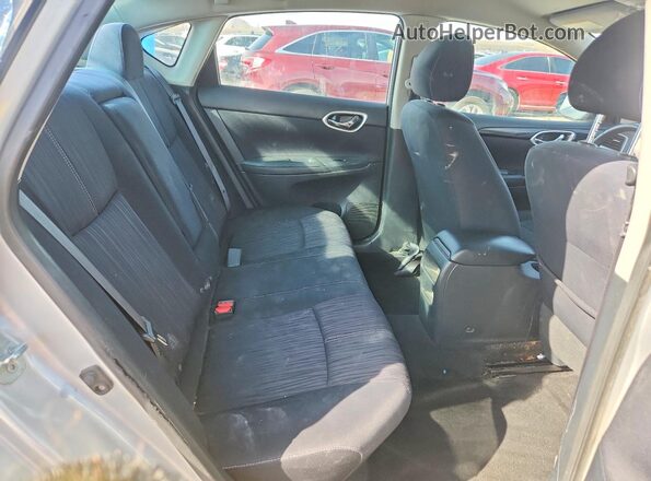 3N1AB7AP3GL653490 2016 NISSAN SENTRA Silver უკანა სავარძლების ხედი