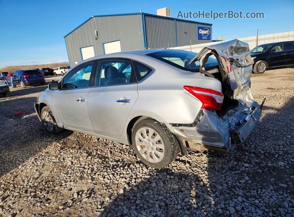 3N1AB7AP3GL653490 2016 NISSAN SENTRA Silver უკანა მარცხენა