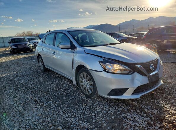 3N1AB7AP3GL653490 2016 NISSAN SENTRA Silver წინა მარჯვენა