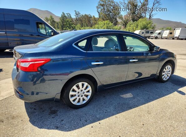 3N1AB7AP3GL662285 2016 NISSAN SENTRA Blue Tył prawy