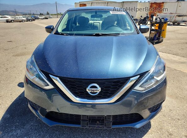 3N1AB7AP3GL662285 2016 NISSAN SENTRA Blue Widok z przodu