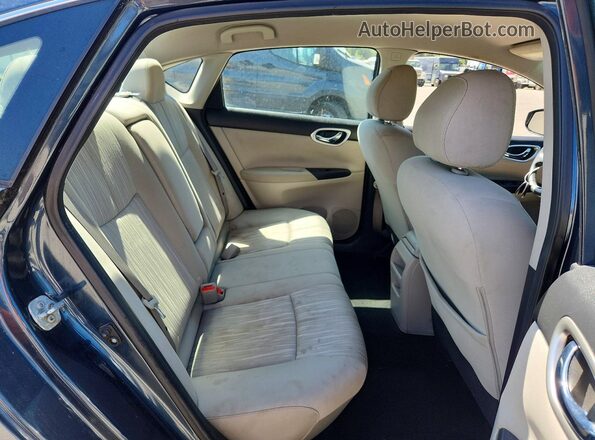 3N1AB7AP3GL662285 2016 NISSAN SENTRA Blue Widok tylnych siedzeń