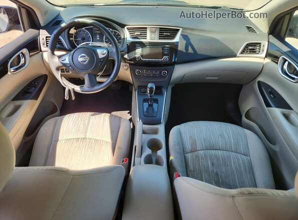 3N1AB7AP3GL662285 2016 NISSAN SENTRA Blue Widok deski rozdzielczej