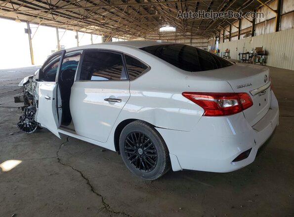 3N1AB7AP3GL672377 2016 NISSAN SENTRA Белый Задняя левая четверть