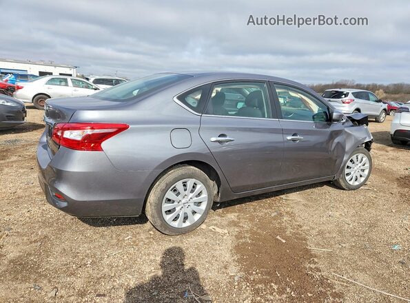 3N1AB7AP3GL679717 2016 NISSAN SENTRA Угольный Задняя правая четверть