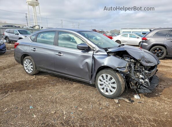 3N1AB7AP3GL679717 2016 NISSAN SENTRA Угольный Передняя правая четверть