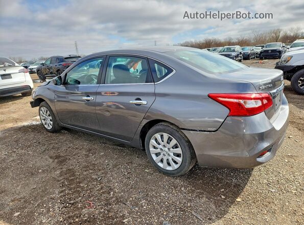 3N1AB7AP3GL679717 2016 NISSAN SENTRA Угольный Задняя левая четверть
