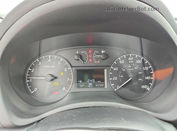 3N1AB7AP3GL679717 2016 NISSAN SENTRA Угольный Вид щитка приборов