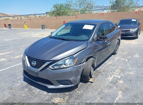 3N1AB7AP3GY209013 2016 NISSAN SENTRA Черный Передняя левая четверть