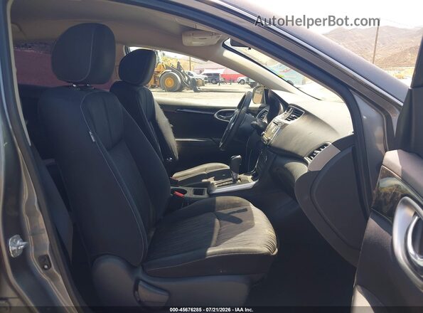 3N1AB7AP3GY209013 2016 NISSAN SENTRA Черный Вид салона спереди