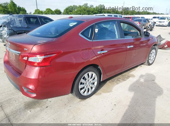 3N1AB7AP3GY210498 2016 NISSAN SENTRA Red უკანა მარჯვენა