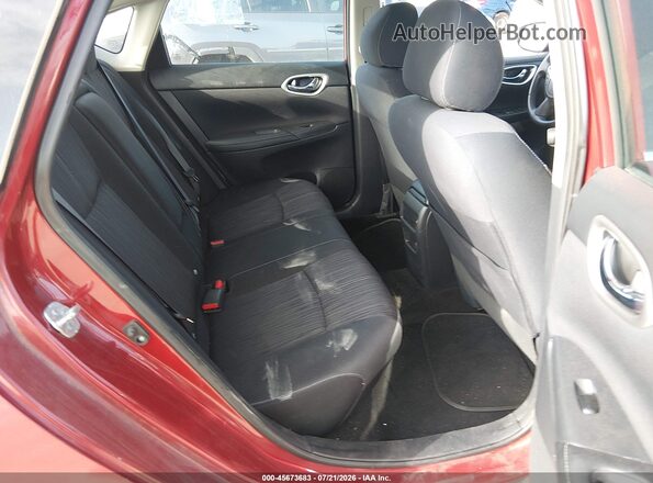 3N1AB7AP3GY210498 2016 NISSAN SENTRA Red VIN კოდის სტიკერის ხედი