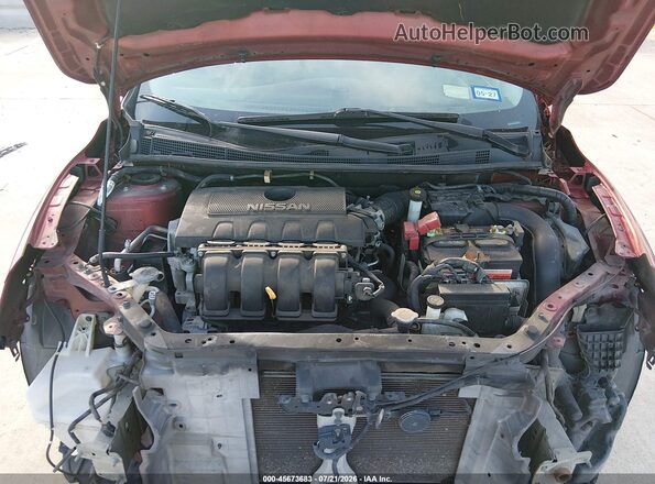 3N1AB7AP3GY210498 2016 NISSAN SENTRA Red უკანა ხედი