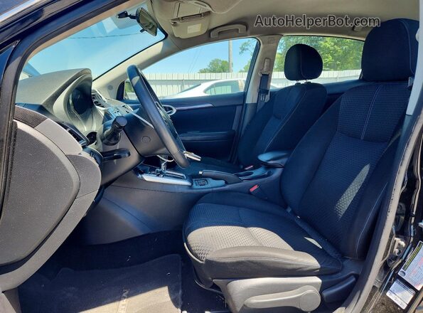 3N1AB7AP3GY215362 2016 NISSAN SENTRA Black Вид салону спереду
