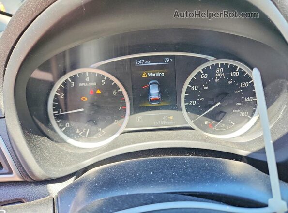 3N1AB7AP3GY215362 2016 NISSAN SENTRA Black Вид щитка приладів