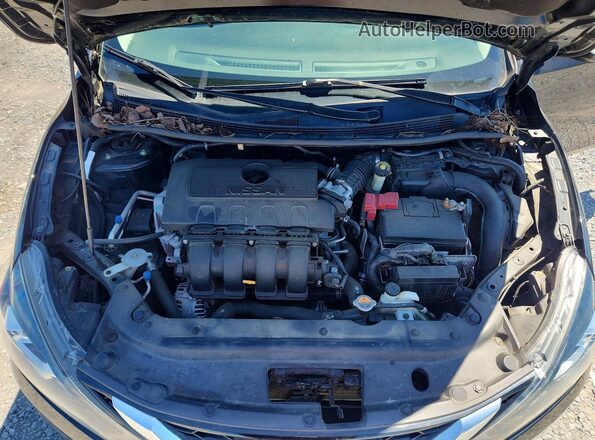 3N1AB7AP3GY215362 2016 NISSAN SENTRA Black Вид задньої частини салону