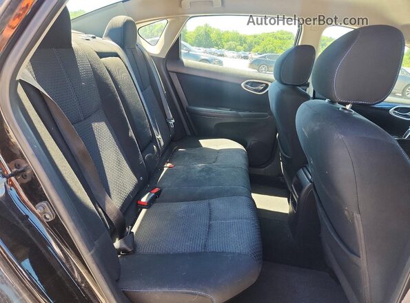 3N1AB7AP3GY215362 2016 NISSAN SENTRA Black Вид задніх сидінь
