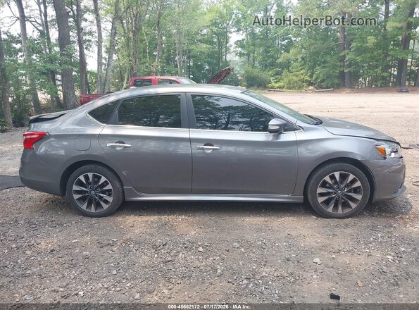 3N1AB7AP3GY223476 2016 NISSAN SENTRA Gray Widok wnętrza z tyłu