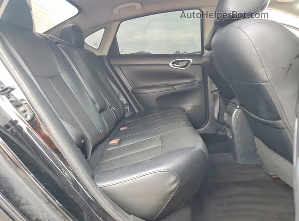 3N1AB7AP3GY233344 2016 NISSAN SENTRA Black Вид задніх сидінь