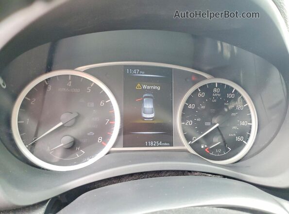 3N1AB7AP3GY233344 2016 NISSAN SENTRA Black Вид щитка приладів