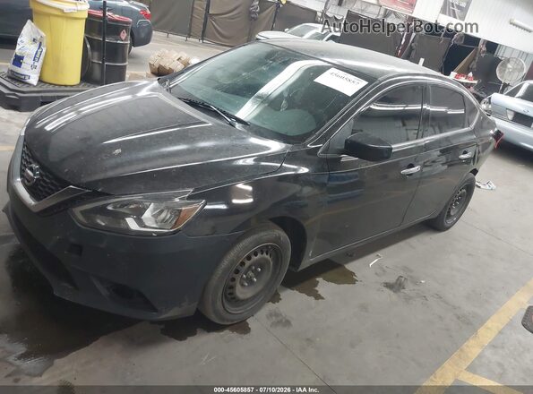 3N1AB7AP3GY235580 2016 NISSAN SENTRA Черный Передняя левая четверть