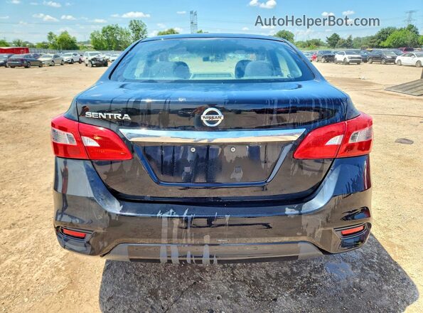 3N1AB7AP3GY241931 2016 NISSAN SENTRA Black Հետևի տեսք