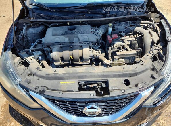 3N1AB7AP3GY241931 2016 NISSAN SENTRA Black Սալոնի հետևի տեսք