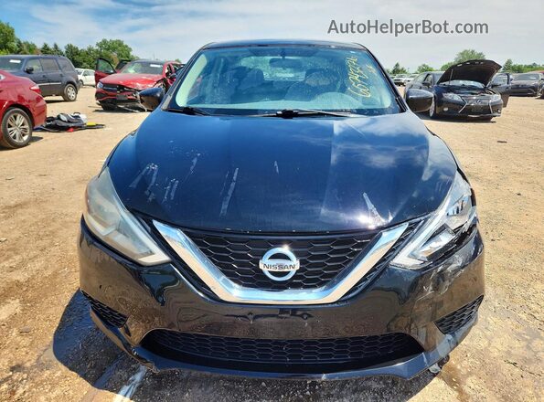 3N1AB7AP3GY241931 2016 NISSAN SENTRA Black Դիմացի տեսք