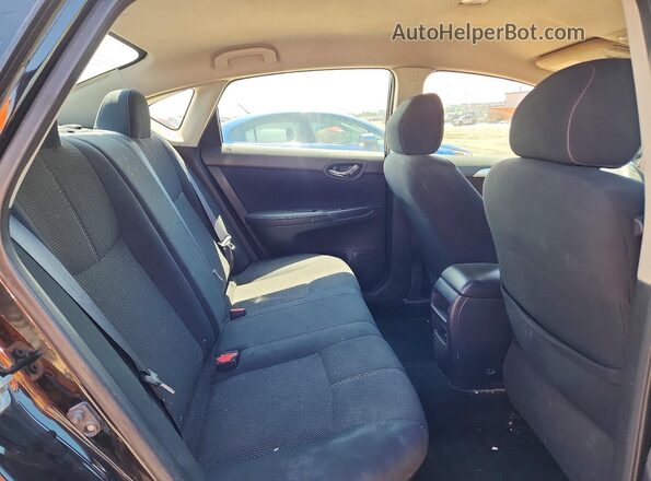 3N1AB7AP3GY241931 2016 NISSAN SENTRA Black Հետևի նստատեղերի տեսք
