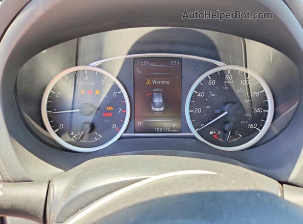 3N1AB7AP3GY252332 2016 NISSAN SENTRA Black Vista del cuadro de instrumentos