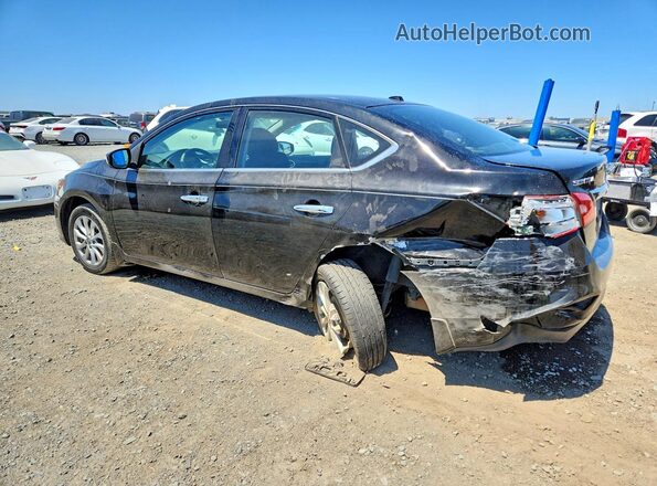 3N1AB7AP3GY252332 2016 NISSAN SENTRA Black Trasero izquierdo