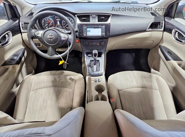3N1AB7AP3GY267672 2016 NISSAN SENTRA White Dashboard view