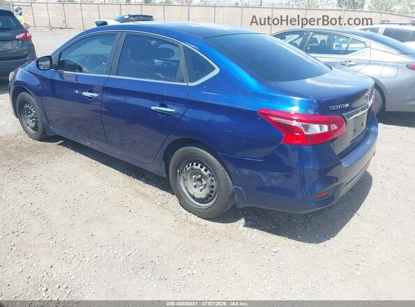 3N1AB7AP3GY284262 2016 NISSAN SENTRA Blue უკანა მარცხენა