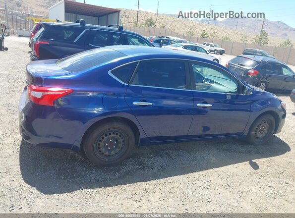 3N1AB7AP3GY284262 2016 NISSAN SENTRA Blue უკანა სალონის ხედი