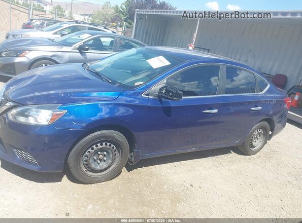 3N1AB7AP3GY284262 2016 NISSAN SENTRA Blue სალონის 360-გრადუსიანი ხედი