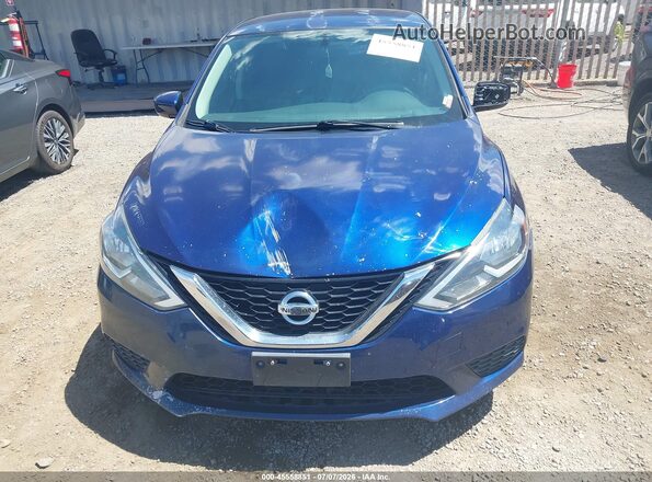 3N1AB7AP3GY284262 2016 NISSAN SENTRA Blue ხელსაწყოთა პანელის ხედი