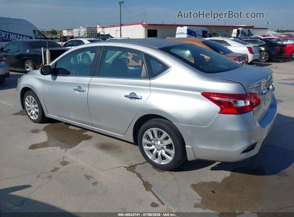 3N1AB7AP3GY313923 2016 NISSAN SENTRA Silver უკანა მარცხენა