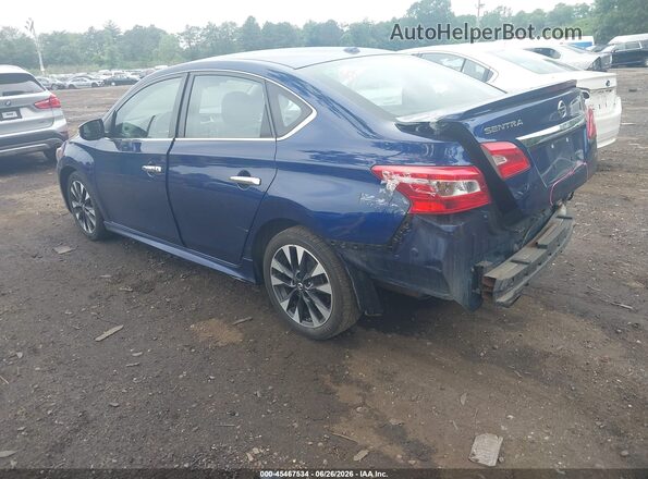 3N1AB7AP3GY314747 2016 NISSAN SENTRA Синий Задняя левая четверть