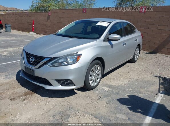 3N1AB7AP3GY314862 2016 NISSAN SENTRA Silver Передня ліва чверть
