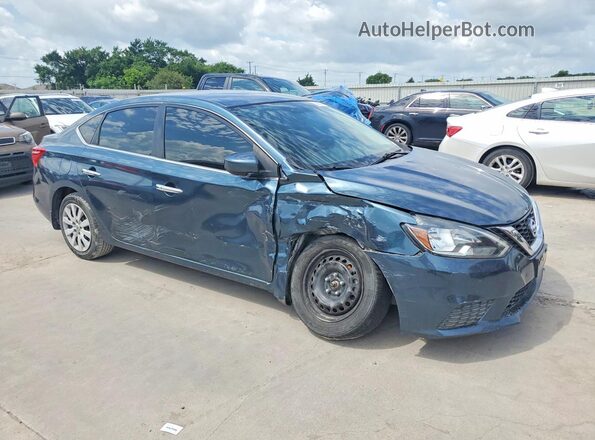 3N1AB7AP3GY317051 2016 NISSAN SENTRA Blue Delantero derecho