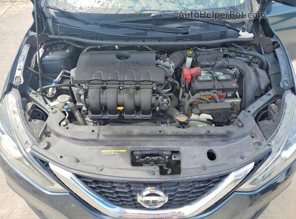 3N1AB7AP3GY317051 2016 NISSAN SENTRA Blue Vista interior trasera