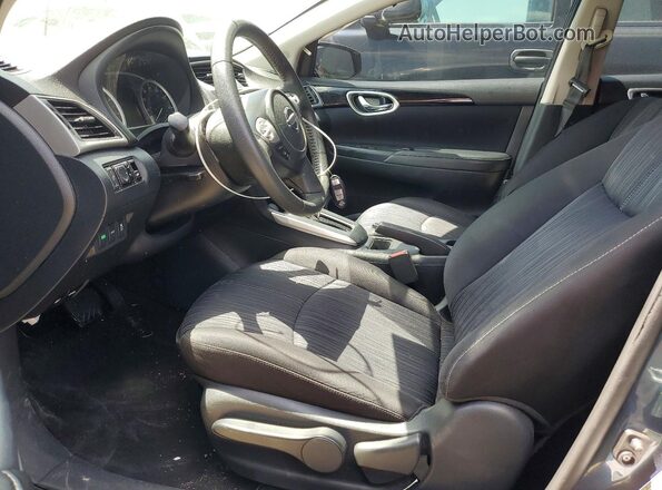 3N1AB7AP3GY317051 2016 NISSAN SENTRA Blue Vista interior delantera