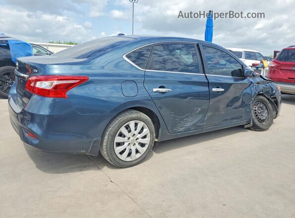 3N1AB7AP3GY317051 2016 NISSAN SENTRA Blue Trasero derecho