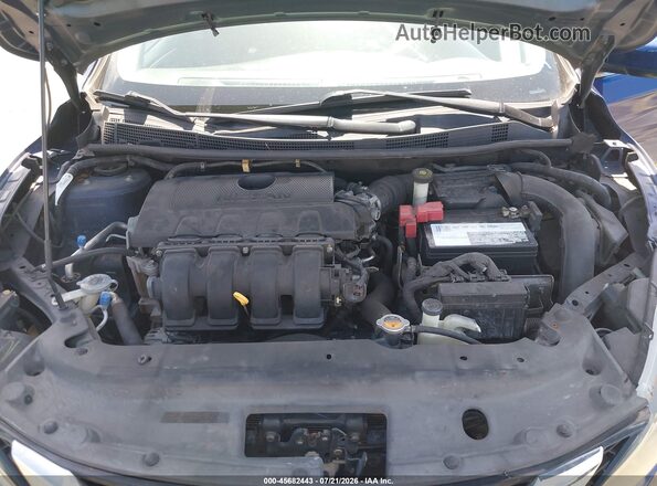 3N1AB7AP3GY318605 2016 NISSAN SENTRA Blue Հետևի տեսք