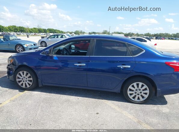 3N1AB7AP3GY318605 2016 NISSAN SENTRA Blue Սալոնի 360 աստիճան տեսք