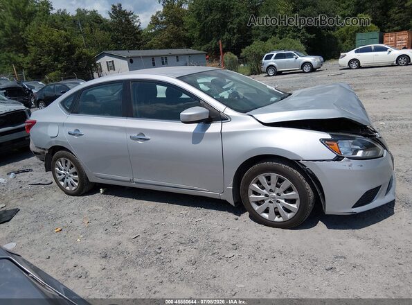 3N1AB7AP3GY320192 2016 NISSAN SENTRA Silver Սալոնի 360 աստիճան տեսք