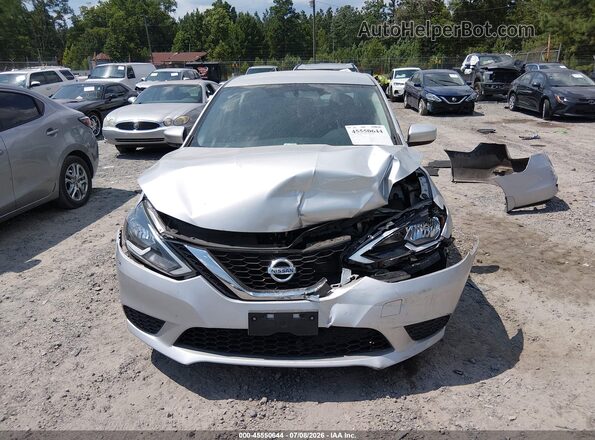 3N1AB7AP3GY320192 2016 NISSAN SENTRA Silver Սալոնի հետևի տեսք